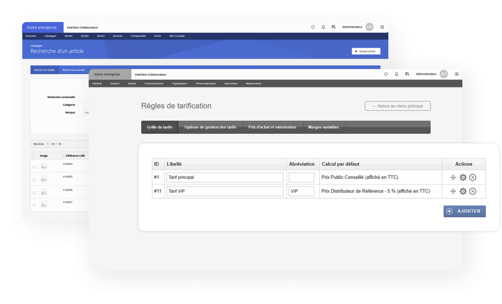 Crééez et diffusez vos offfres avec notre ERP aux fonctionnalités de logiciel PIM